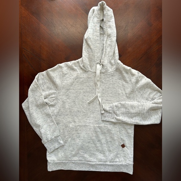 Women  DOUBLJU Gray Hoodie Sweater size L - Picture 1 of 6
